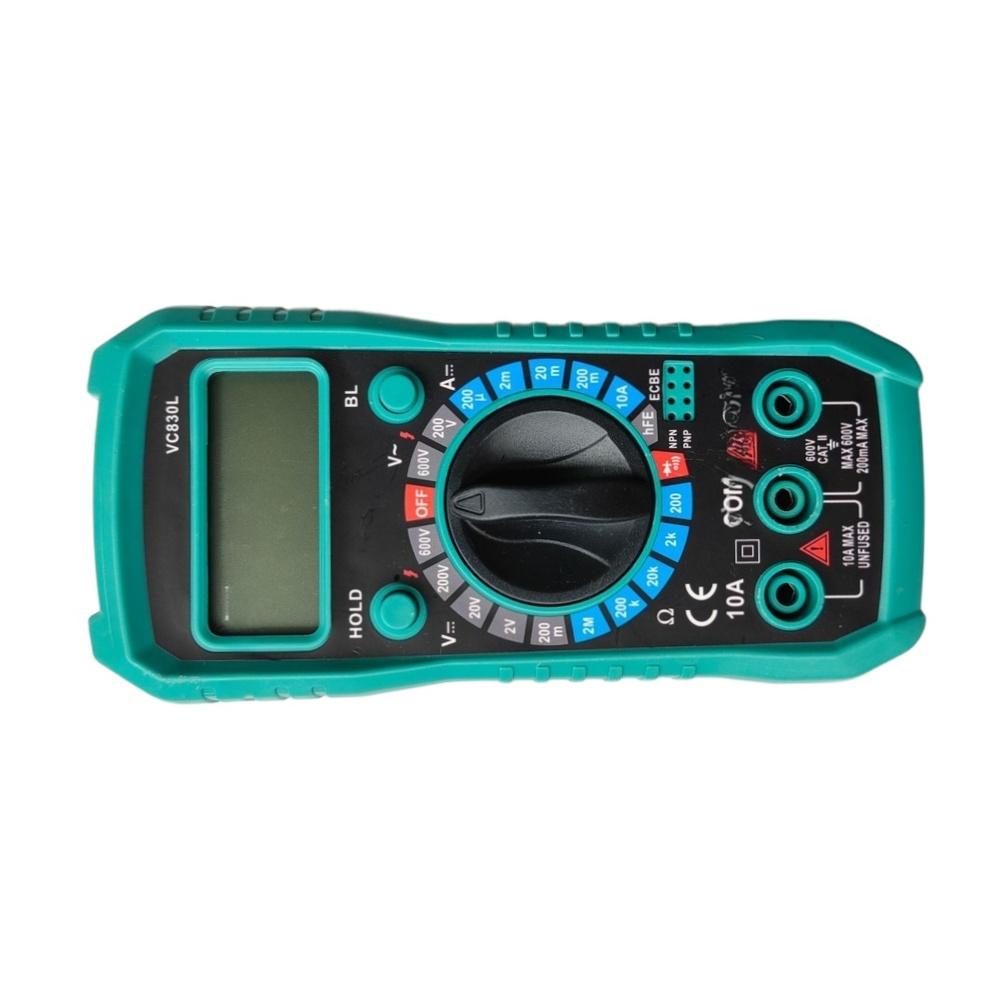 VC830L Digital Multimeter Auto Range LCD Display for 200mV to 1000V DC Voltage 200mV to 700V AC Voltage Measurement