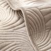 Autumn and Winter New Solid Color Plush Embroidered Quilted Sofa Cushion Modern Simple Anti-slip Sofa Cushion Cover