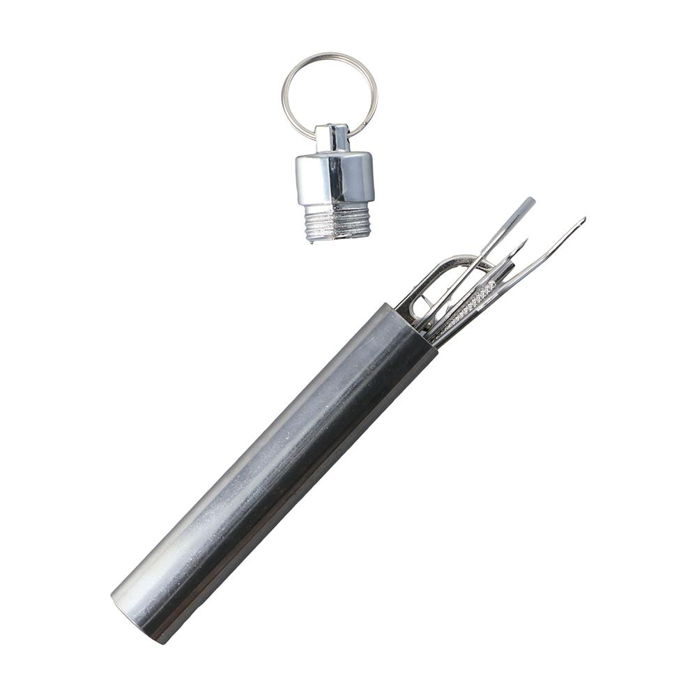 Oral Cleaning Tool Toothpick Pocket Set Stainless Steel Toothpick Set Tooth Pick Keychain Holder