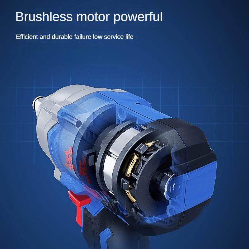 Электрический гайковерт Dongcheng 20 В, бесщеточный ударный гайковерт DCPB298, новый рабочий для авторемонта, электрический ветряной пистолет, электрический гайковерт