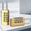 High Security Dials Sturdy Brass Combination Lock Cut Resistant Strength for Home Accessory Storage Solution Backpacks