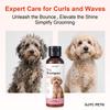 GJYC PET Curly & Wavy Coats Dog Shampoo Detangles Defines Curls Moisturizes Gentle