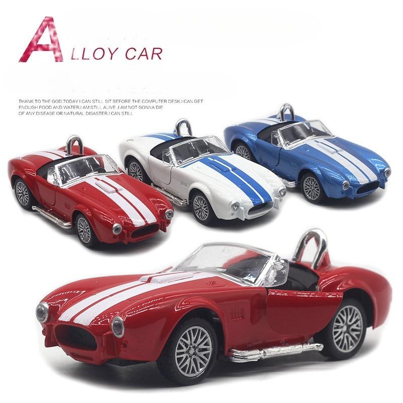 13см 1:Масштаб 32 Металлический Сплав Классический Shelby Cobra 427 Классический Автомобиль Модель Автомобиля Литье под Давлением Транспортные Средства Игрушки Детские Рождественские Подарки
