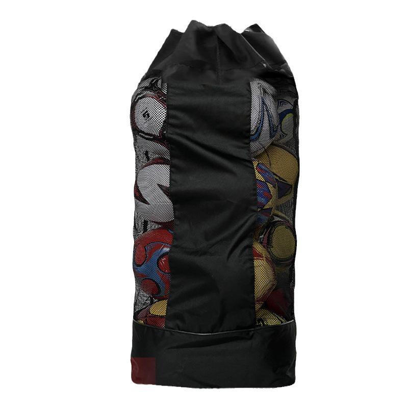 Large Capacity Mesh Bag for Sports Equipment: Football, Basketball & Volleyball Storage