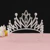 Korean Style Crystal Bridal Tiara for Princess Birthdays & Adult Gifts - Elegant Hair Accessory