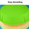 Радужная многослойная силиконовая форма для торта, устойчивая к высоким температурам, круглая форма для выпечки, кухонная бытовая духовка, форма для выпечки торта Embryo