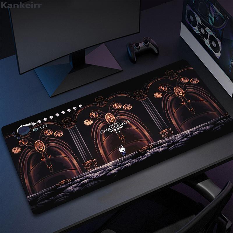 Большой Коврик для Мыши Hollow Knight Коврик для Компьютерного Стола Игровой Коврик для Мыши Коврик для Клавиатуры ПК Расширенный Коврик Ковер для Стола Резиновый Коврик 90X40