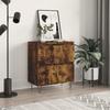 VidaXL Buffet Smoked Oak 60x35x70 Cm Engineered Wood 831217