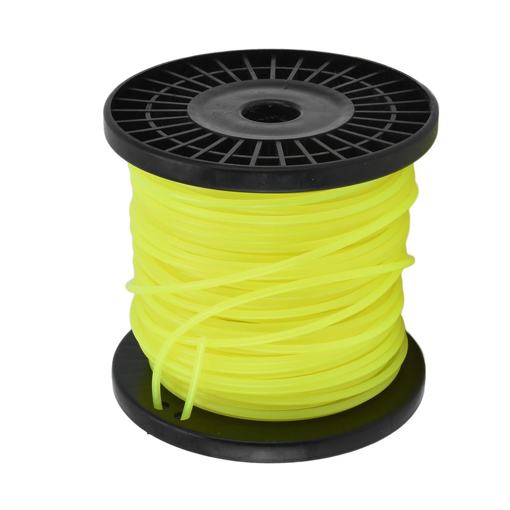 Триммерная леска 3,0 мм, круглая желтая триммерная леска, профессиональная леска для прополки растений для большинства газонокосилок