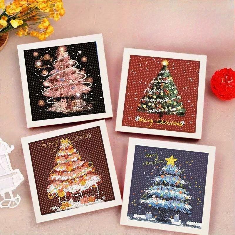 1Pc Christmas Small Gift Diamond DIY Handmade Photo Frame Decorative Painting Material Package