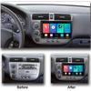 9-дюймовый автомобильный радиоприемник на базе Android для Honda Civic 2000-2006, автомобильный мультимедийный видеоплеер, стерео радио, GPS-навигация, WIFI, 1 + 16 ГБ