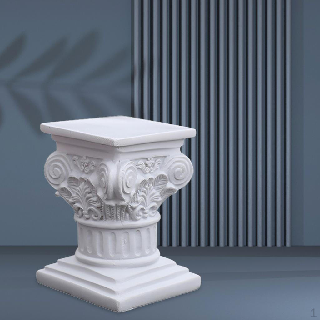 Miniature Roman Pillar Candle Holder for Home Decor
