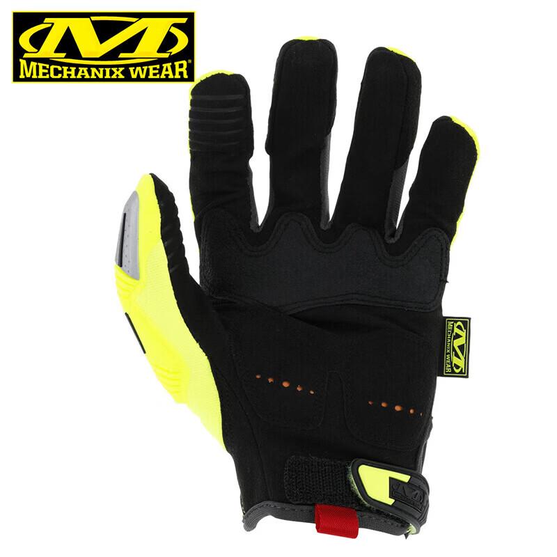 Перчатки Mechanix Wear M-Pact с высокой видимостью, ударопрочные, для сенсорных экранов