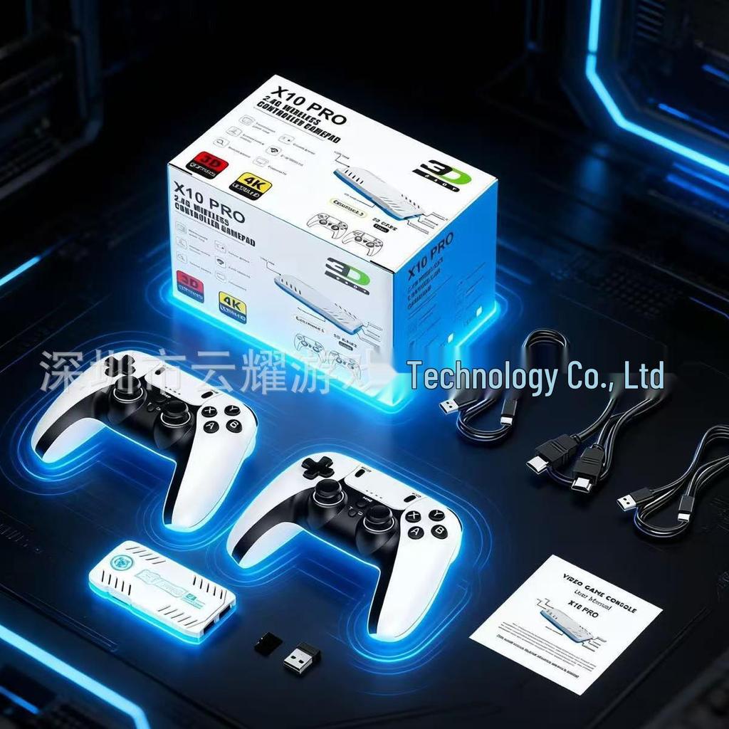Беспроводная игровая консоль Cross X1O с двумя ручками - Поддерживает PS1, HD, ТВ