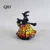 Resin Craftsmanship Ornament Halloween Witch/Ghost LED Lamp, Gothic with Warm Light for Unique Gift Home Decor, Desktop Spooky Night Party Decor Theme