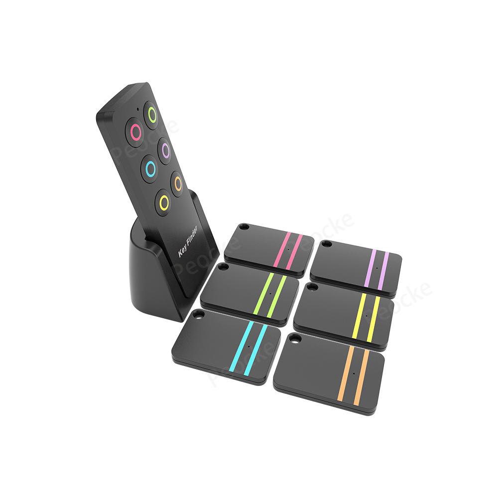 Wireless Key Finder Pet Wallet Phone Tracker Remote Control RF Key Locator with 1 Transmitter 6 Receivers Anti Lost Key Finder