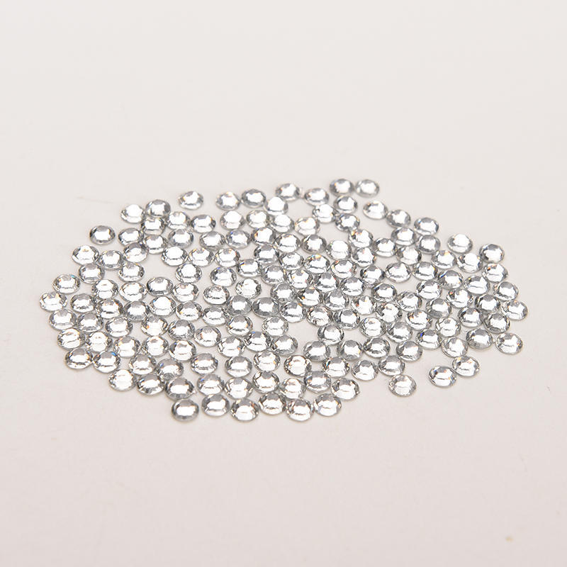 Lots 1000Pcs Rhinestone Facets Flatback Crystal Round Beads Nail Art Diy 4Mm