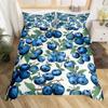 Blueberries Duvet Cover Sets Queen King Lightweight Quilt Covers Bedroom Decor Farmhouse Summer Fruits Bedspread Covers No Quilt