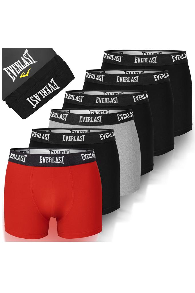 Boxer Shorts Everlast For Men, Cotton, Multicolor, Bm405, 6 Pieces