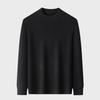 Yiliteng Men's Jacquard Textured Pullover Sweater