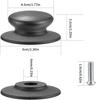 1/2Pcs Pot Lid Knob  Universal Replacement Pan Lid Cover Knobs Glass Lib Cover Knob Cap for Kitchen Saucepan Cookware Handgrip