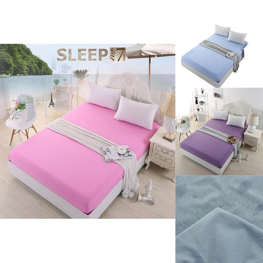 Cozy Solid Color Fitted Sheet Set Ideal For Enhancing Bedroom Comfort And Style