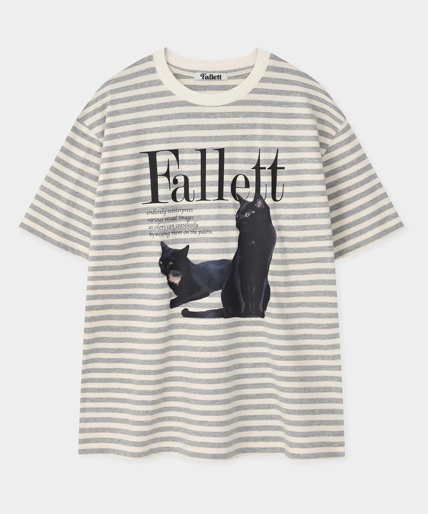 FALLETT Deuce Nero Футболка с коротким рукавом Меланжево-серый