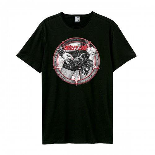 Amplified Unisex Adult Fish Nets Motley Crue T-Shirt