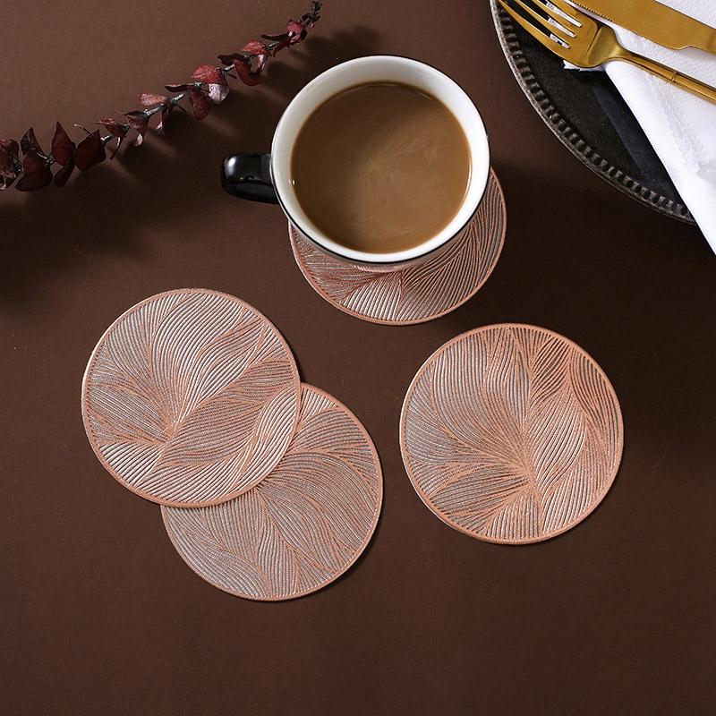 Круглый коврик под чашку Термостойкая подставка под обеденный стол Противоскользящая защита для обеденного стола Кухонные принадлежности Кружка для кофе и чая с горячим напитком