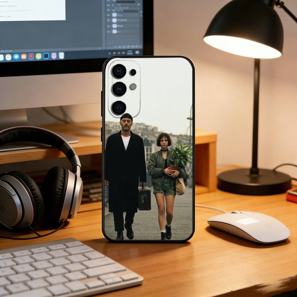 Léon The Professional Phone Case For Samsung S25,S24,S21,S22,S23,S30,Ultra,S20,Plus,Fe,Soft Silicone Black Cover