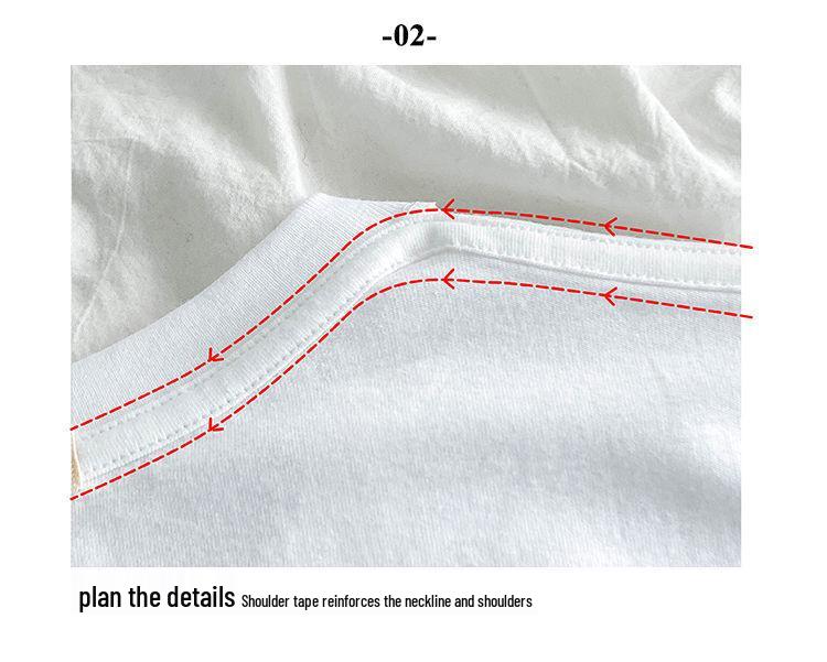 Женский универсальный хлопковый топ с длинным рукавом и круглым вырезом с принтом - Свободный крой для весны и осени 2025