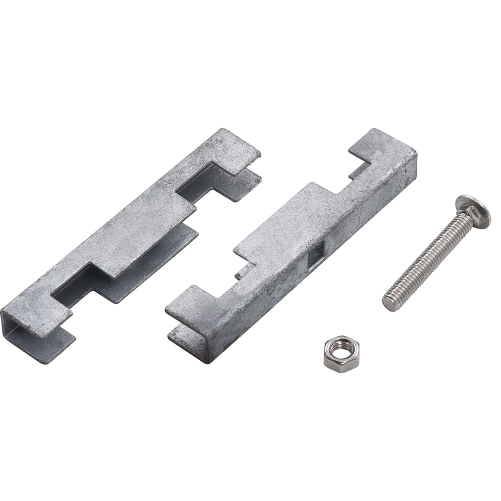 U Mat Connector 10 Sets Silver