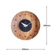 El Commune Wall Clock Nel Black NXT-J038