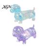 Dachshund Stress Reliever 2/3Pcs Glitter Ball Clear Sausage Dog Relief Toy Squeeze Anxiety Relieving Slow Rising Animal Sensory
