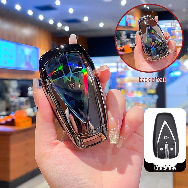 Высококачественная металлическая крышка для ключа Changan Qiyuan A07 2025, A06 New Energy и A05/A07 с пряжкой