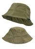 CB Japan Sauna Hat, One Size Fits All, 60cm Head Circumference, Washable, Moss Green, with Pocket, My Sauna Bucket Hat, Tomte
