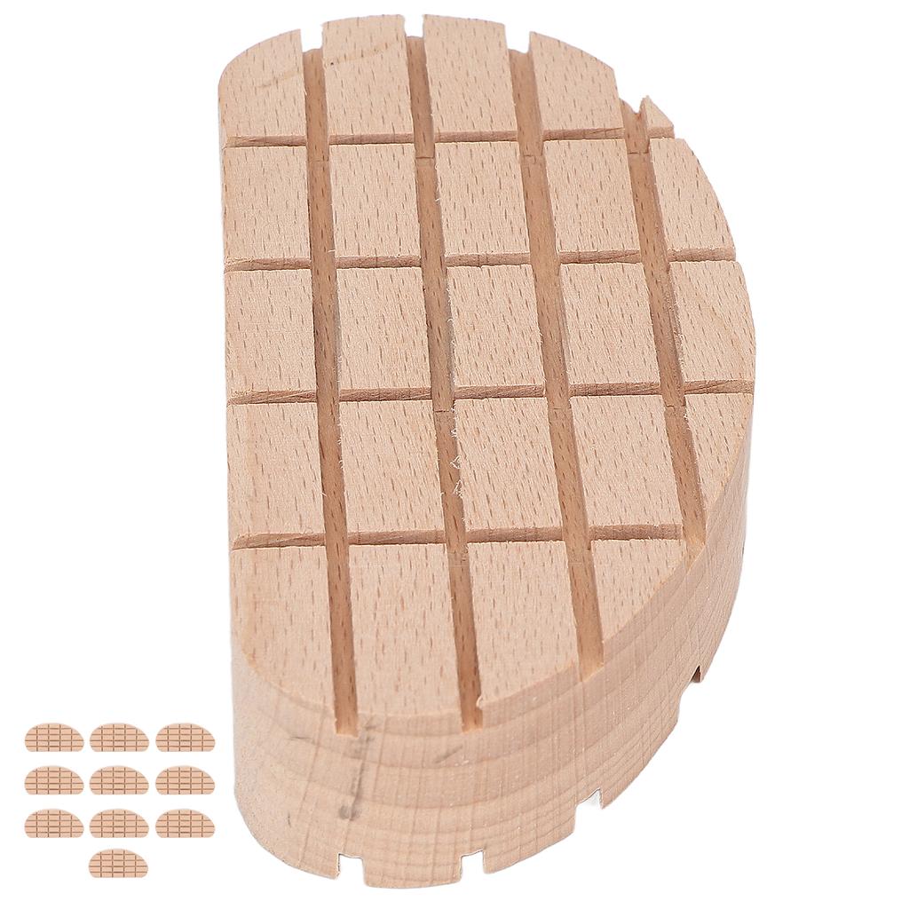 10Pcs Wooden Horse Hoof Pad Waterproof Breathable Cow Hoof Triming Pads for Cows Horses