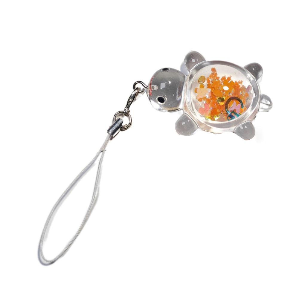 Прозрачный брелок для телефона в виде черепахи, подвеска, подвеска, маленькая черепаха, ремешок для телефона, подарок для девочки