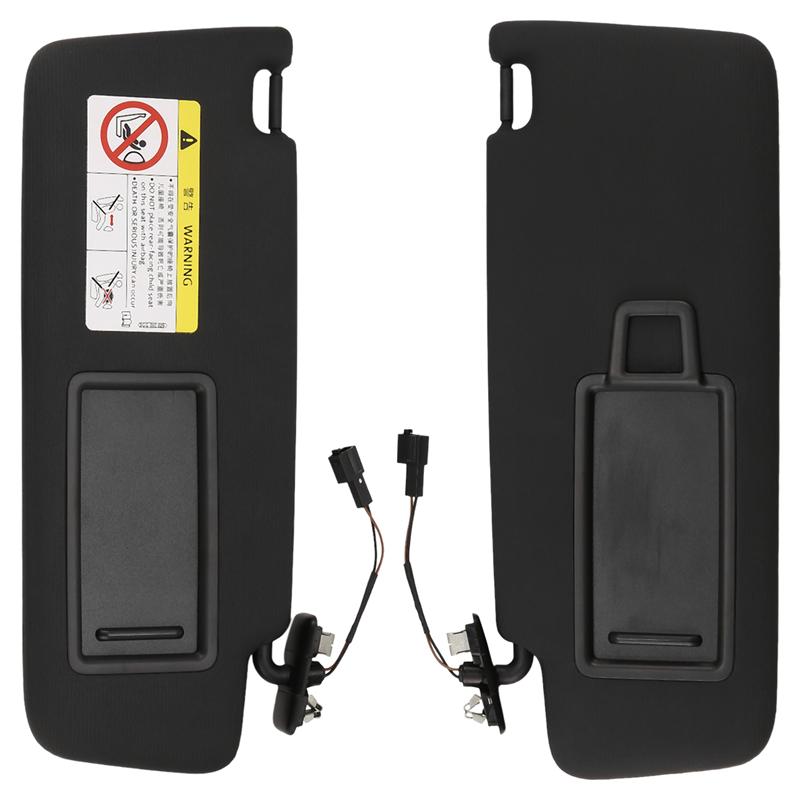 ABLZ-Car Front Sun Visor Panel With Makeup Mirror For VW Jetta Golf 7 MK7 T-Cross Passat B8 5GG857551 5GG857552