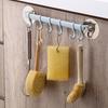 Strong Adhesive Wall Mounted 6-Hook Kitchen Bathroom Hanger Storage Rack Holder Sale Goods