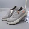 Trendy Versatile Women's Single Shoes 2024 New Mesh Breathable Soft Sole Anti Slip Walking Sports and Leisure Vulcanized Shoes