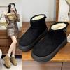 Thick-soled Heightening Snow Boots for Women's Winter New Comfortable with Velvet Thermal Casual Cotton Shoes for Women's Short Boots for Women