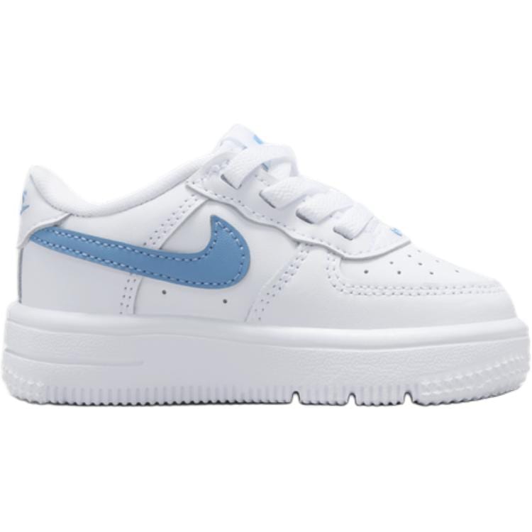 Nike Кроссовки Nike Air Force 1 Low для малышей Бело-синие для младенцев и малышей IQ0317-100