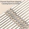 10/15 шт., шампур для барбекю из нержавеющей стали, многоразовые шампуры для барбекю, железная палочка для кебаба, инструменты для кемпинга, пикника, инструменты для приготовления пищи