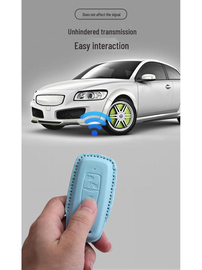 Handmade Motorcycle Key Cover for Click150, Vario150, PCX160 - Two-Button Style