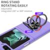 Чехол с кольцом на палец для Samsung Galaxy Z Flip 5 Flip5 Flip4 Flip3 Flip2 Flip 4 3 2 Zflip5 5G, складной чехол для мобильного телефона