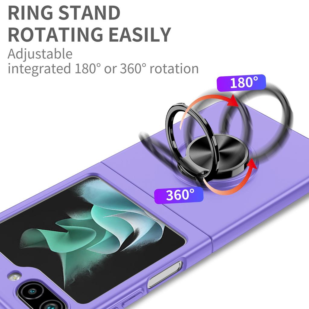 Чехол с кольцом на палец для Samsung Galaxy Z Flip 5 Flip5 Flip4 Flip3 Flip2 Flip 4 3 2 Zflip5 5G, складной чехол для мобильного телефона