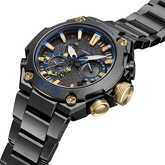 Casio Мужские часы G-SHOCK MRG-B2000B-1A, аналоговые, кварцевые, ударопрочные, водонепроницаемые 200м