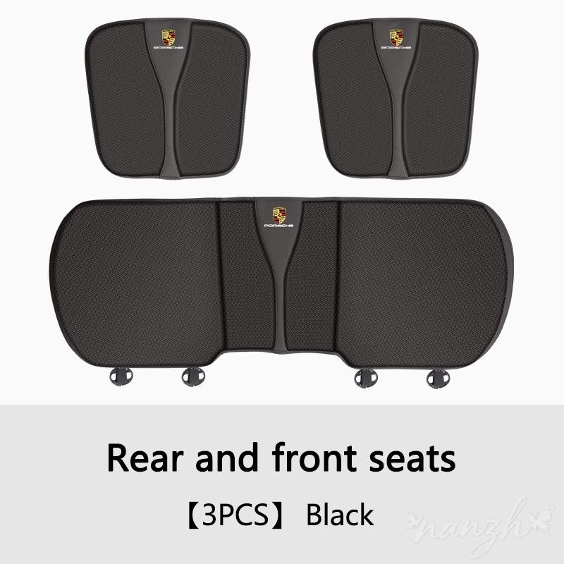 lczcr3 For Porsche Cayenne Panamera Macan 911 718 Taycan Boxster Cayman Car Seat Cushion 3D Air Mesh Non-Slip Seat Protector Sticker