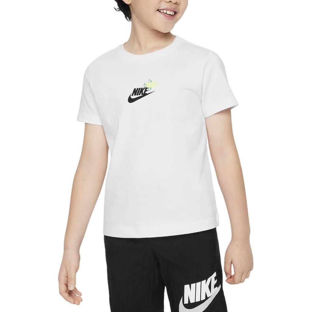 Nike Kids T Shirts Crew Neck Moderate HM9278-100